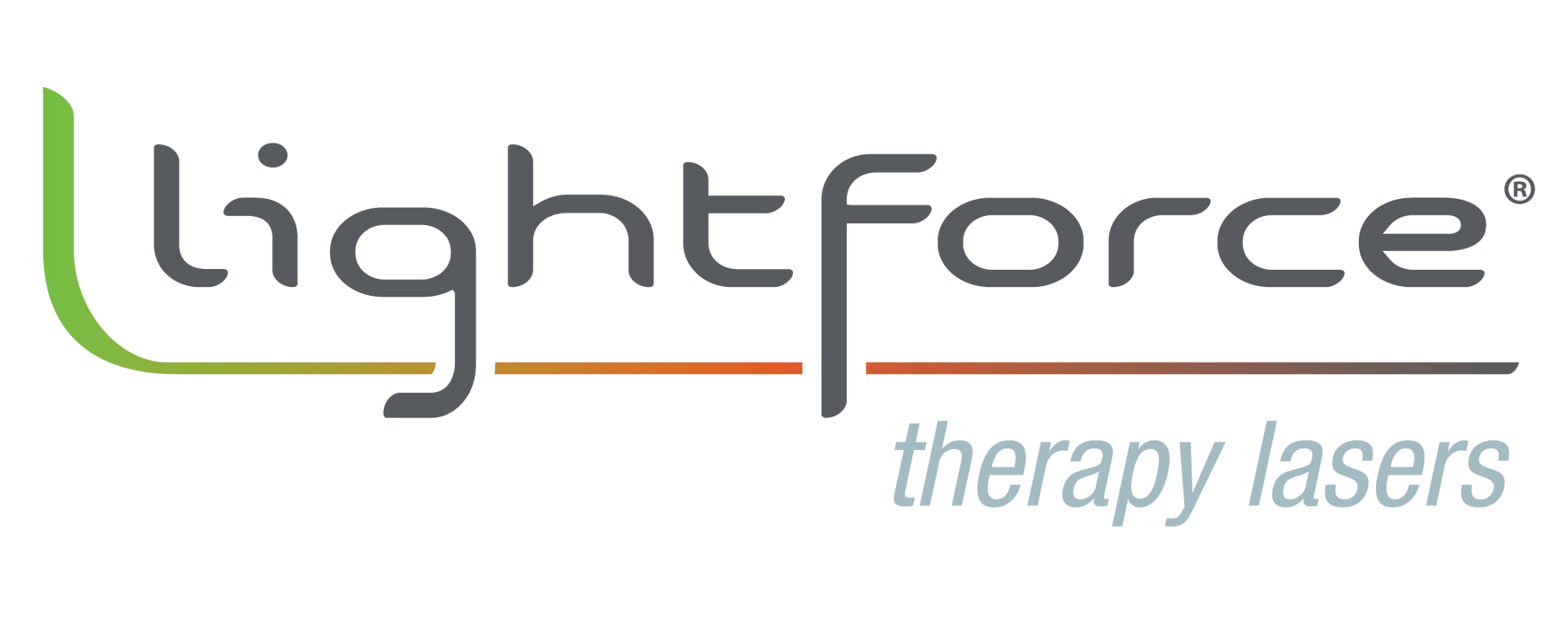 A logo for light force therapy lasers is shown on a white background.