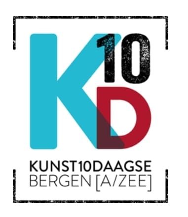 Logo voor Kunst10Daagse Bergen, met
