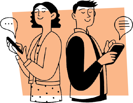 two people communicating WEB Pride in Place Team