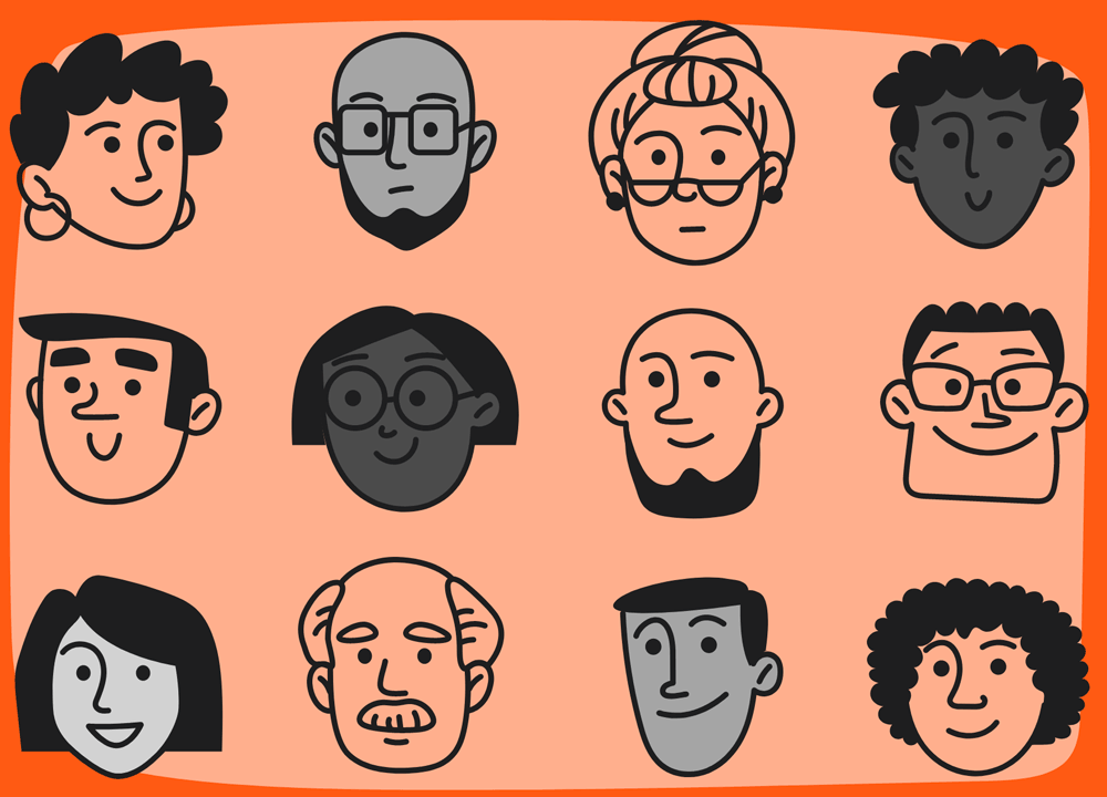 Have your say speech bubble illustration