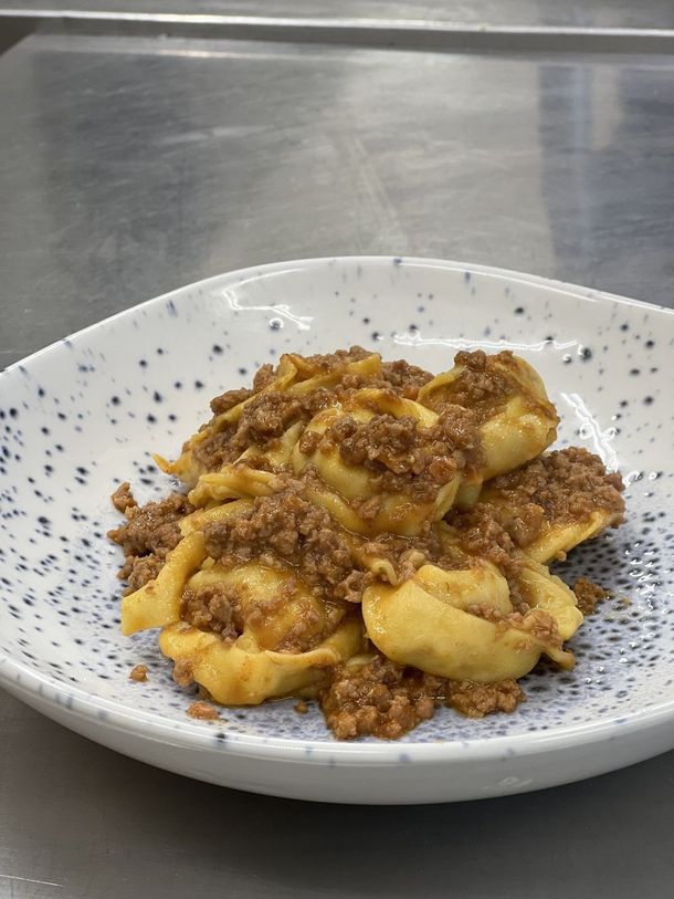 Salamina da sugo con purè