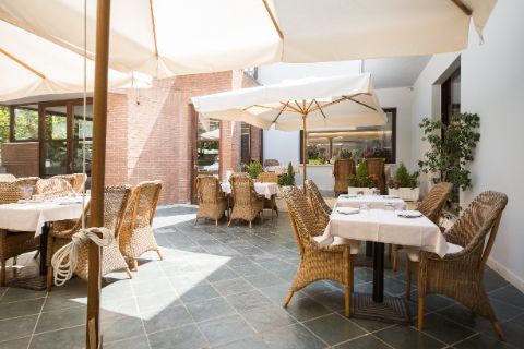 veranda per cene all'aperto