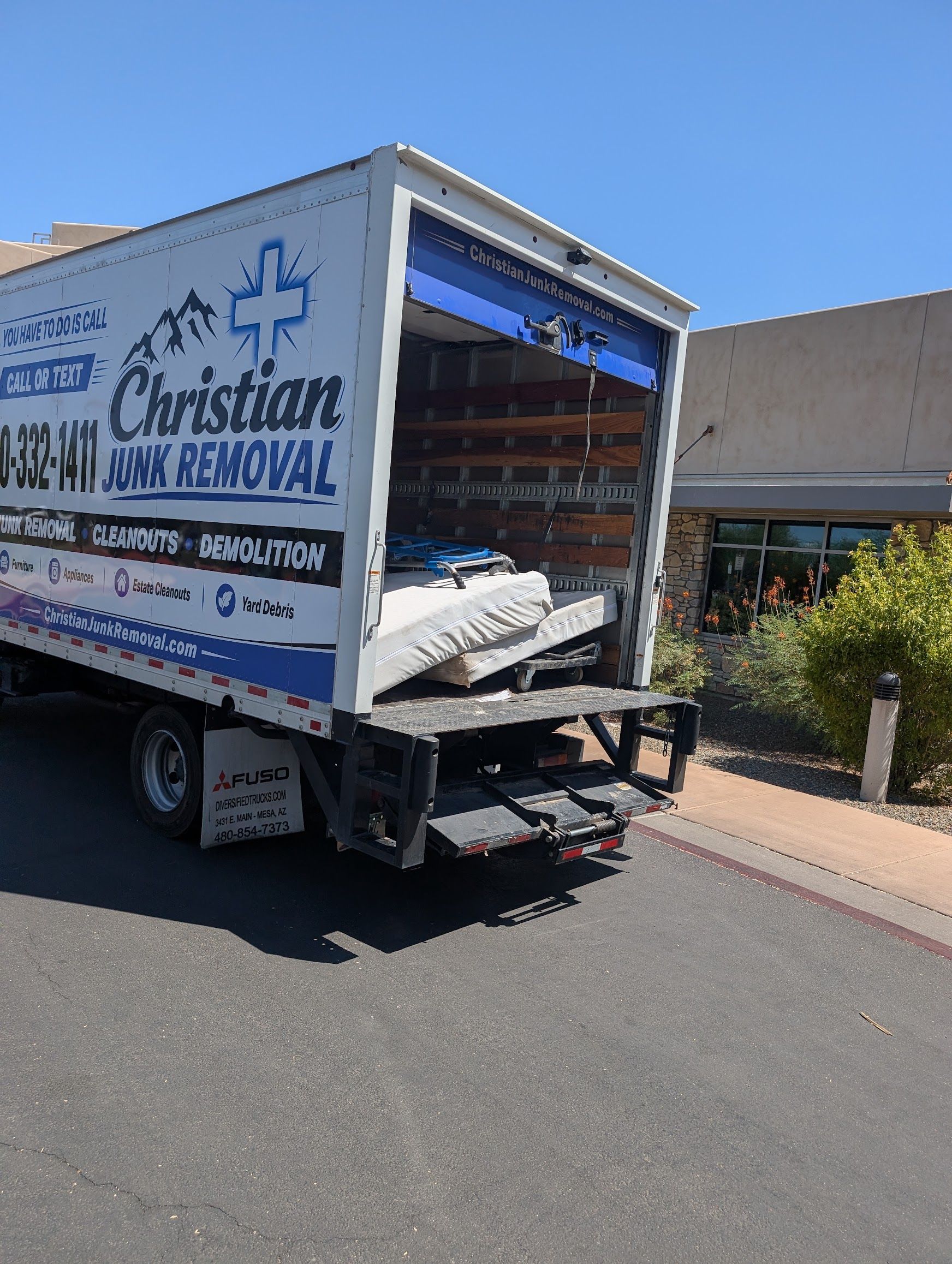 Paradise Valley junk removal job by Christian Junk Removal