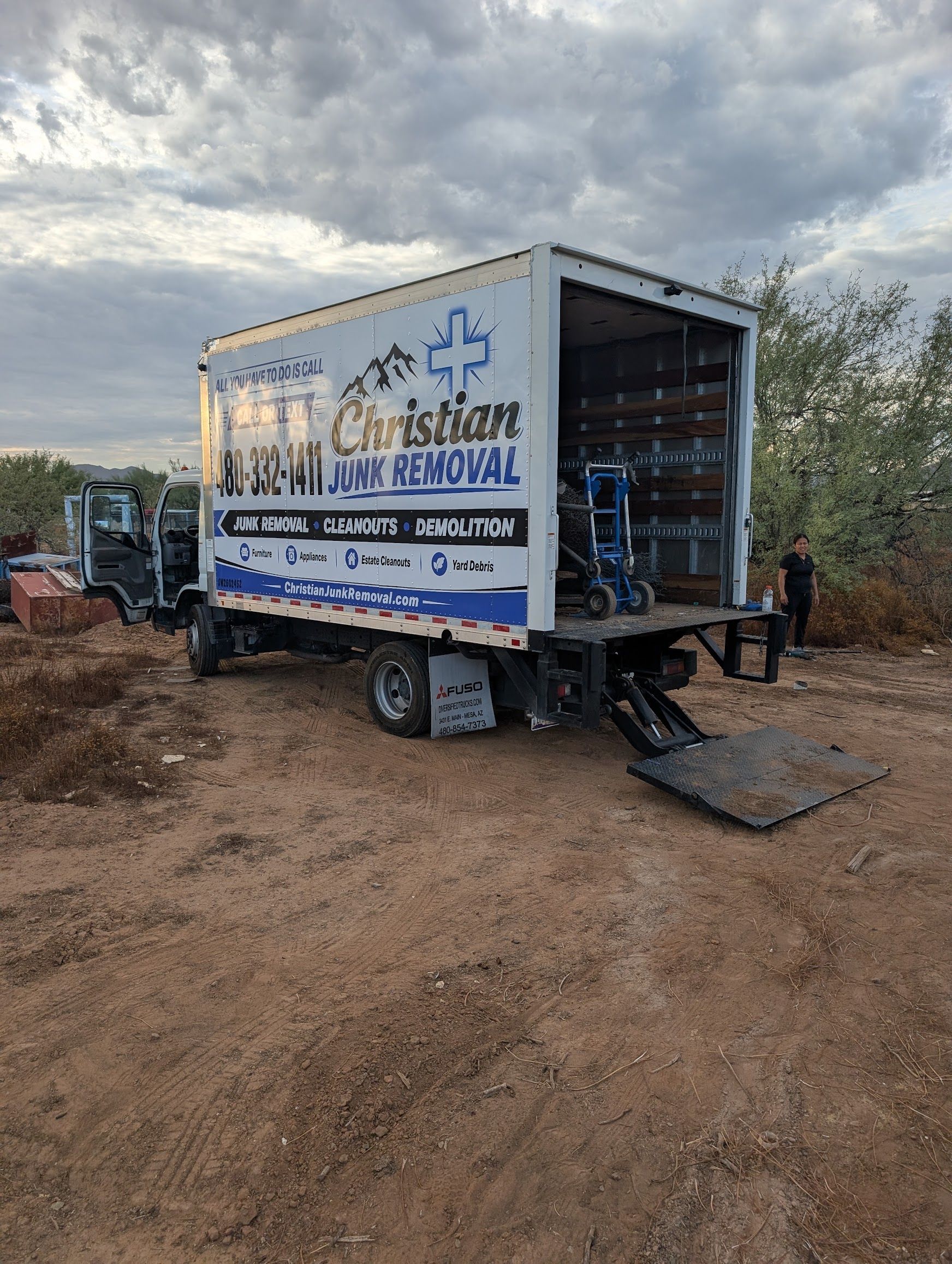 New River and Desert Hills Arizona junk removal job by Christian Junk Removal