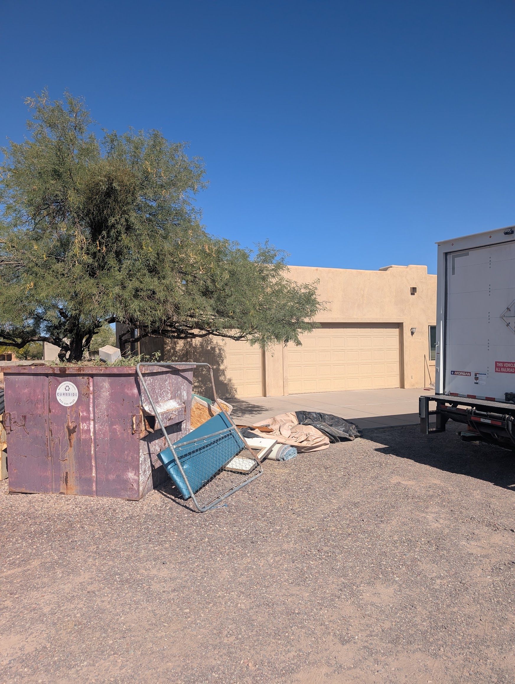 New River Desert Hills property cleanup and junk hauling service