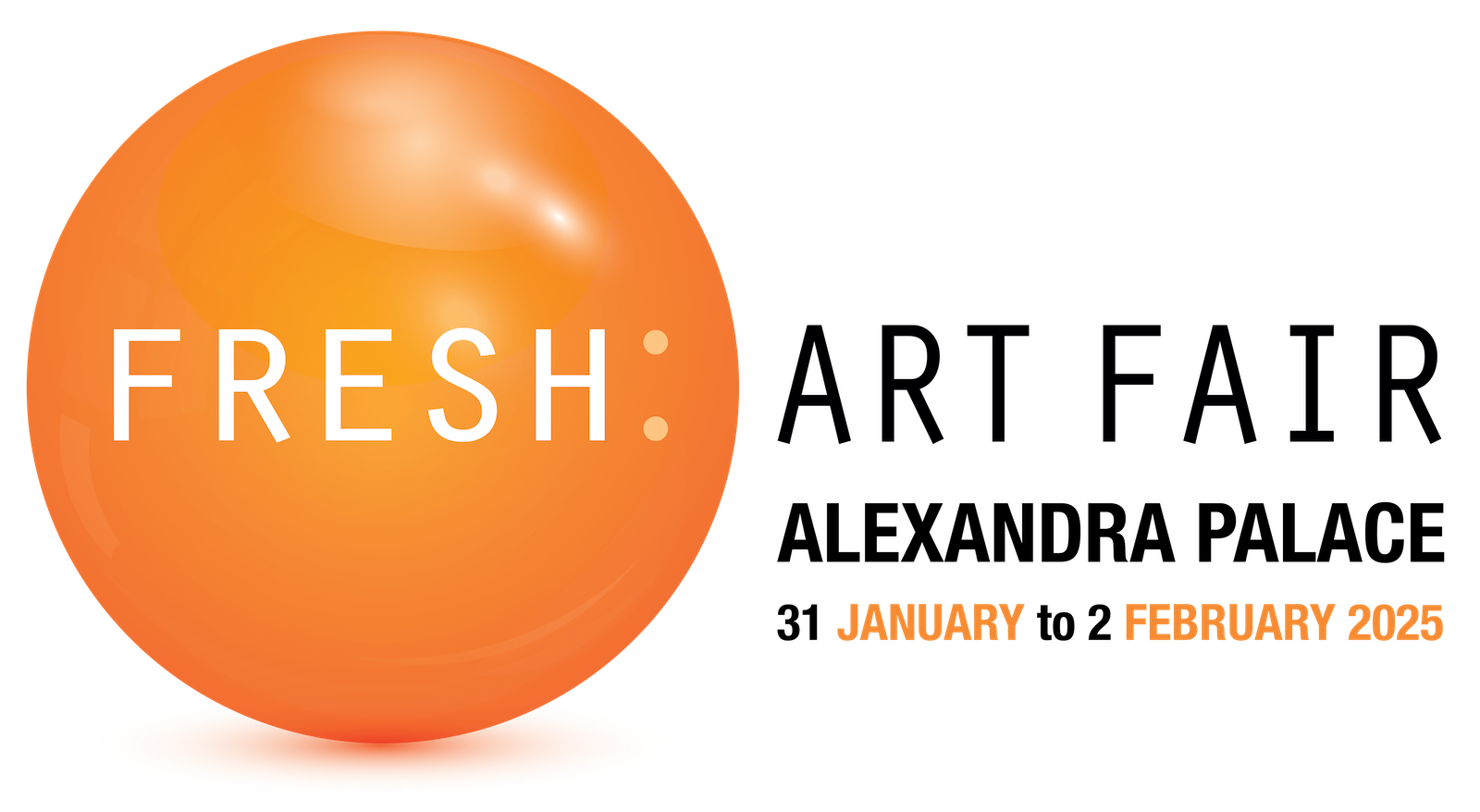 Orange sphere with