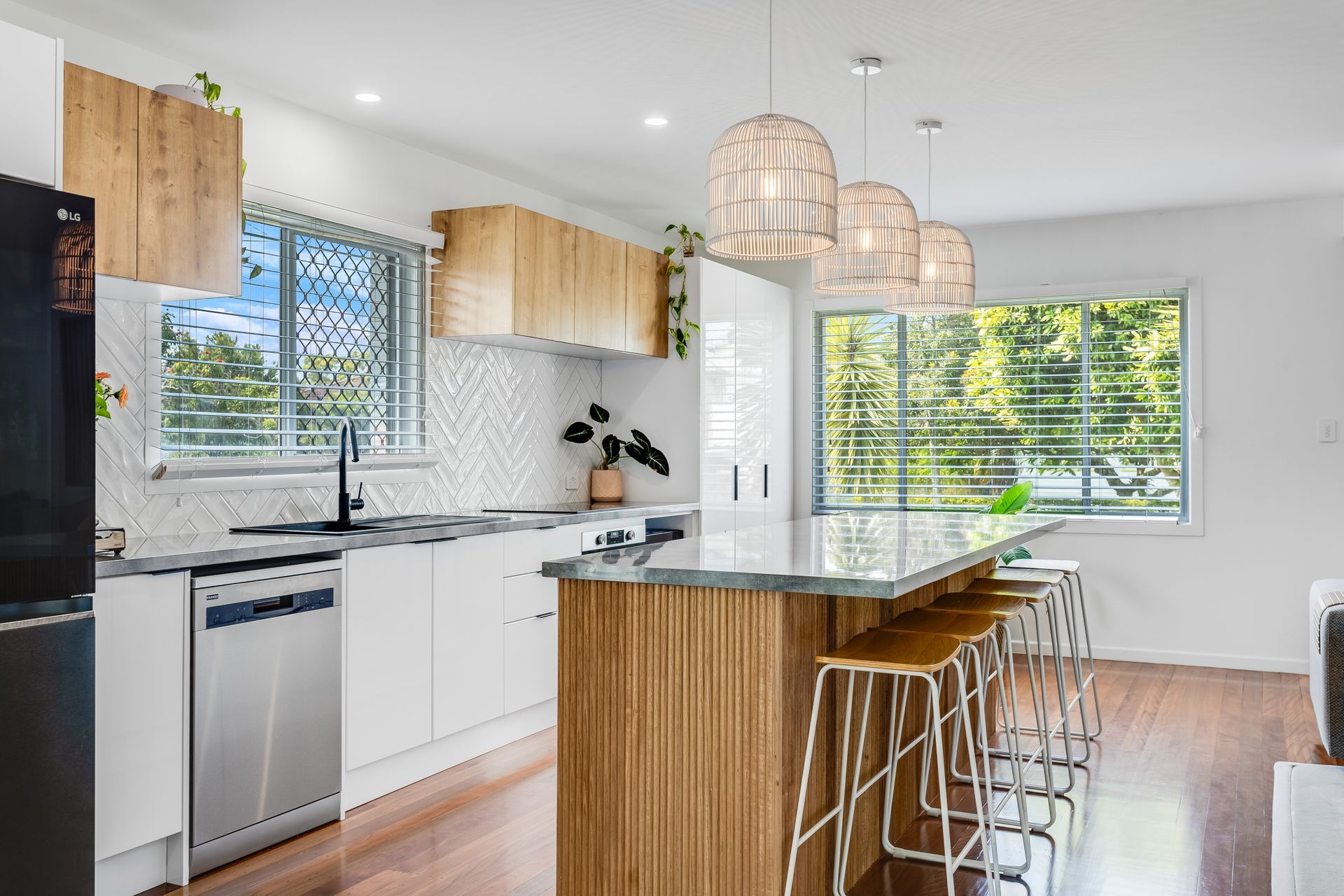 A Newly Renovated Modern Kitchen — Beards Roofing and Plumbing in Kallangur, QLD