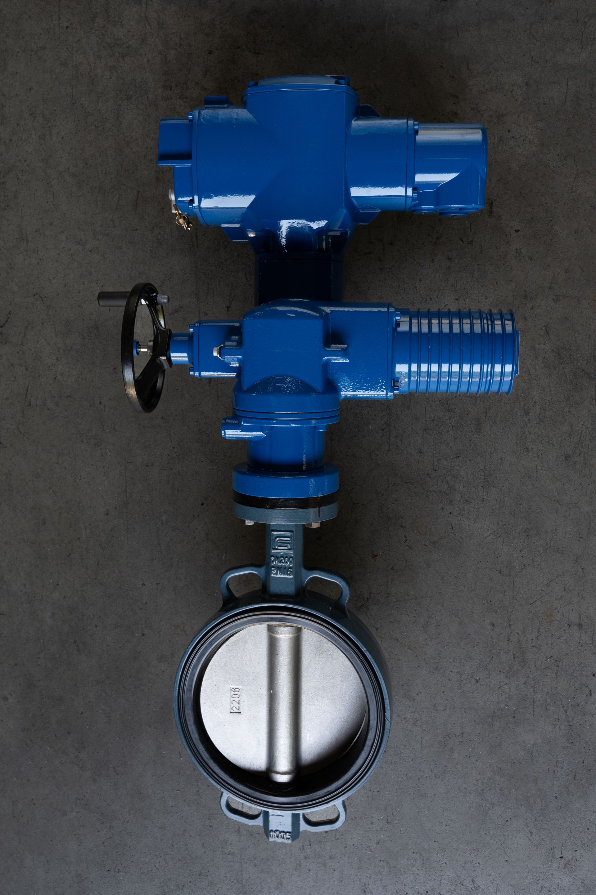 Tri Valvola A Farfalla Sanitaria Del Morsetto