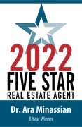 2022 Five Star Real Estate Agent award