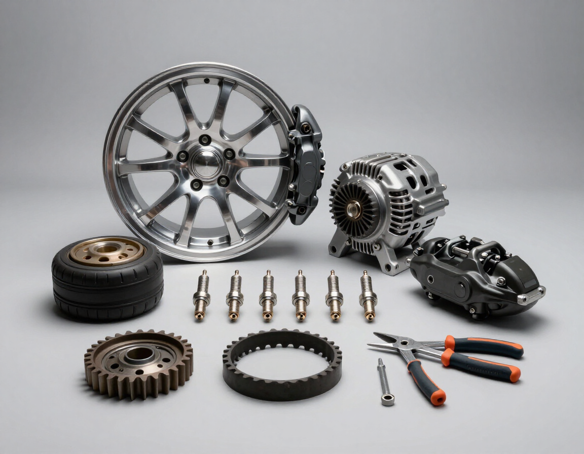Variedad de repuestos automotores
