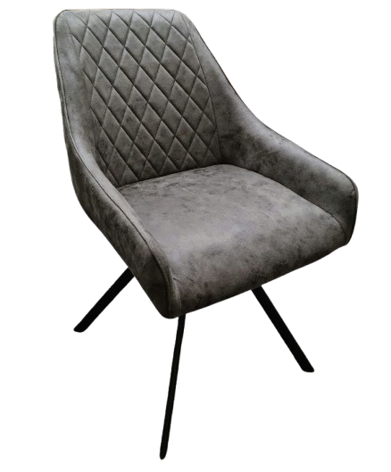 Bali Grey Swivel Dining Chair