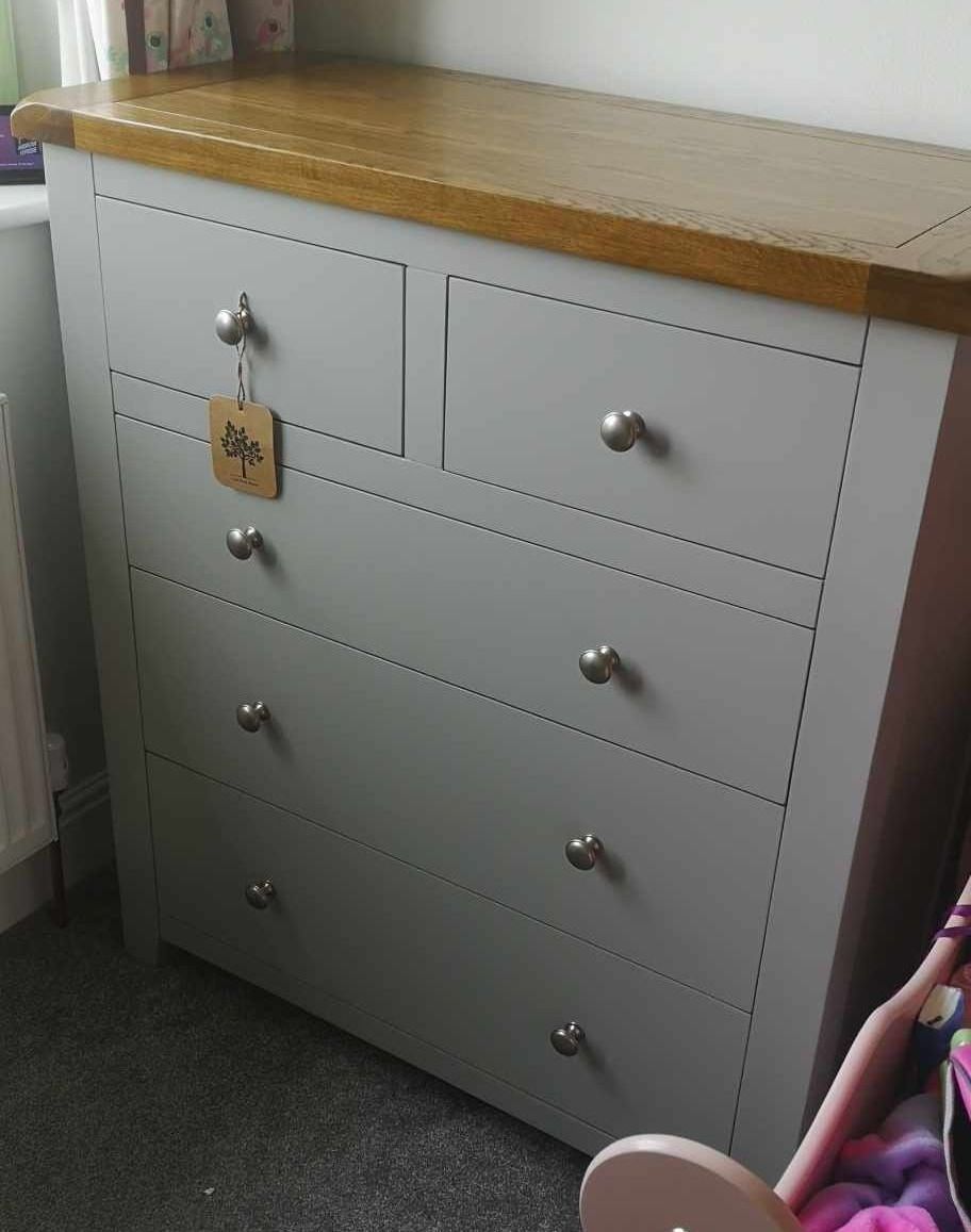 Grey Chest of Drawers