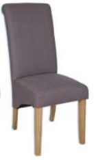 Fabric Dining Chair Slate