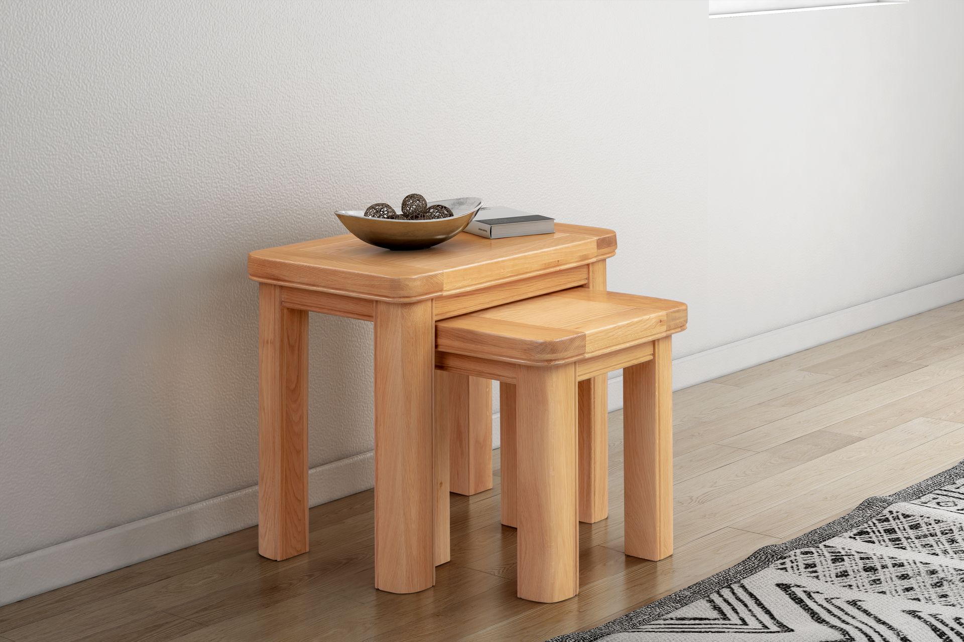 Chatsworth Oak Nest of Tables