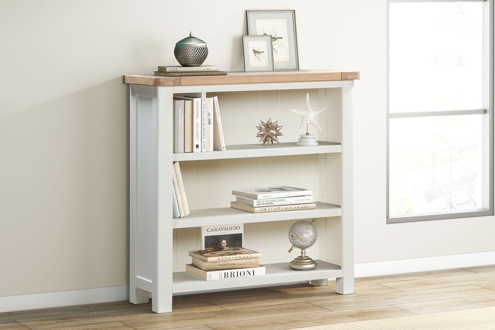 Foxington Painted Small Bookcase