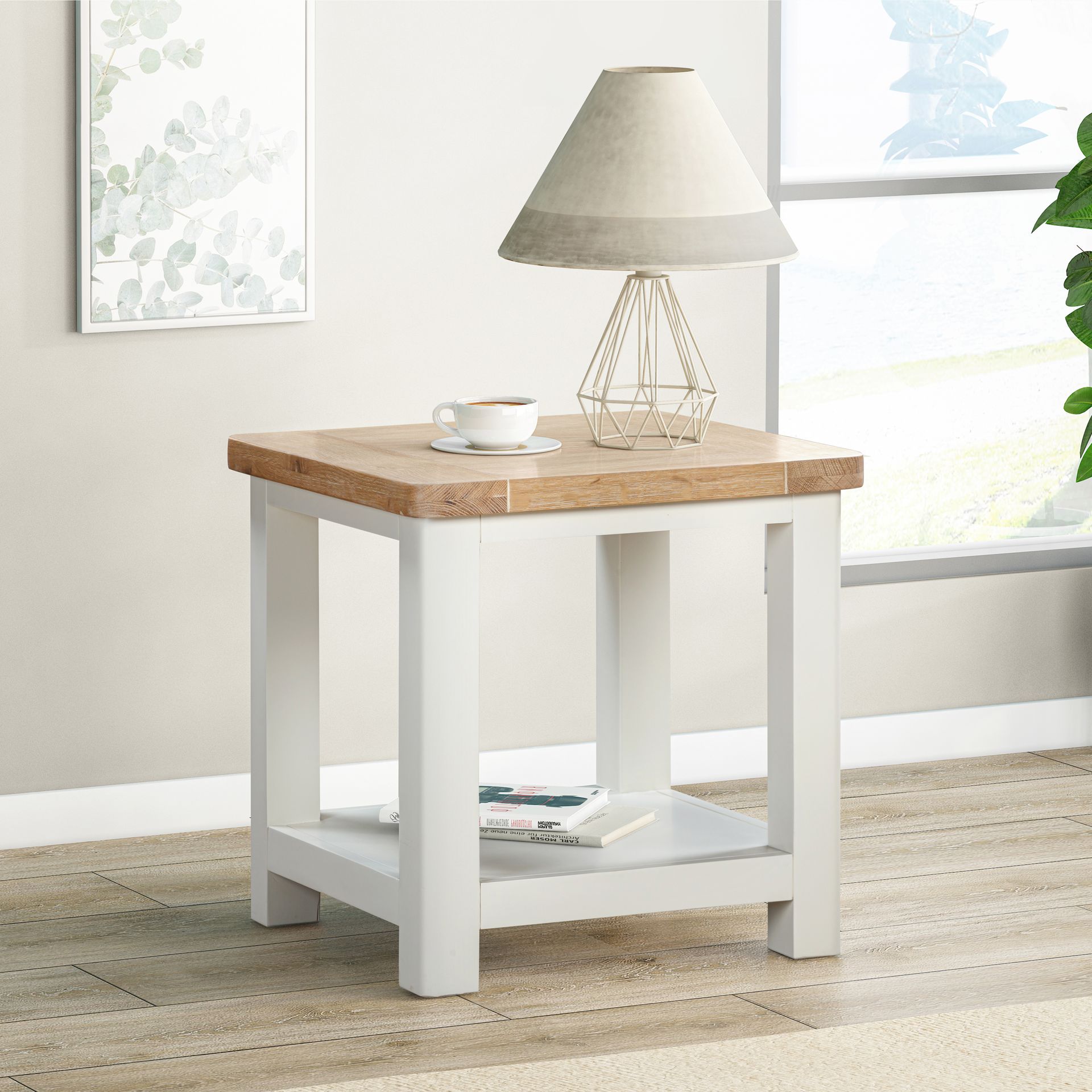 Foxington Painted Lamp Table