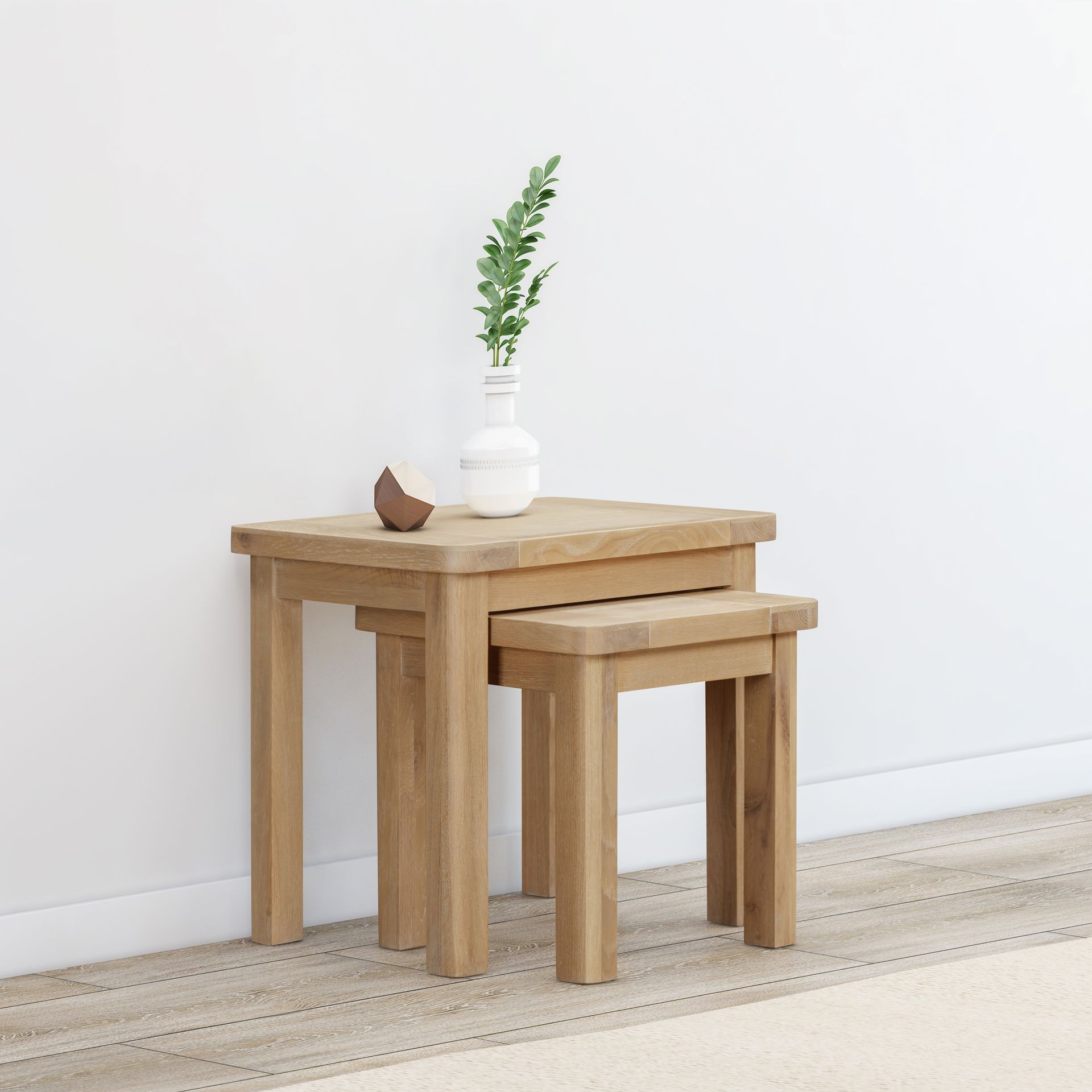 Foxington Oak Nest of Tables