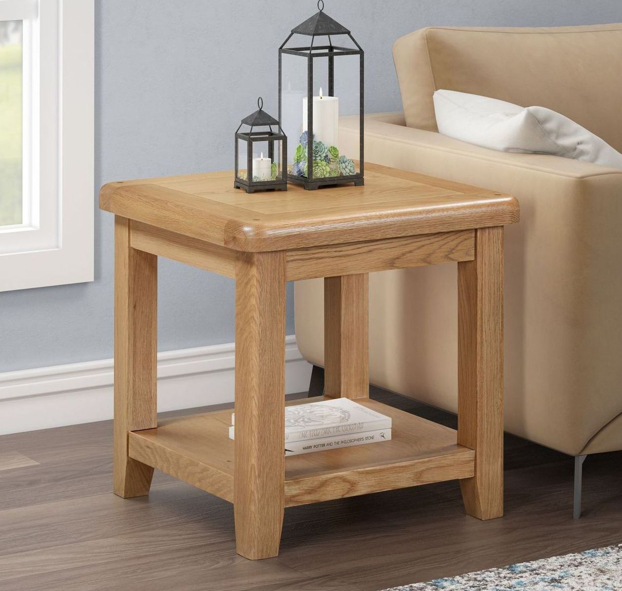 Kingsbury Oak Lamp Table