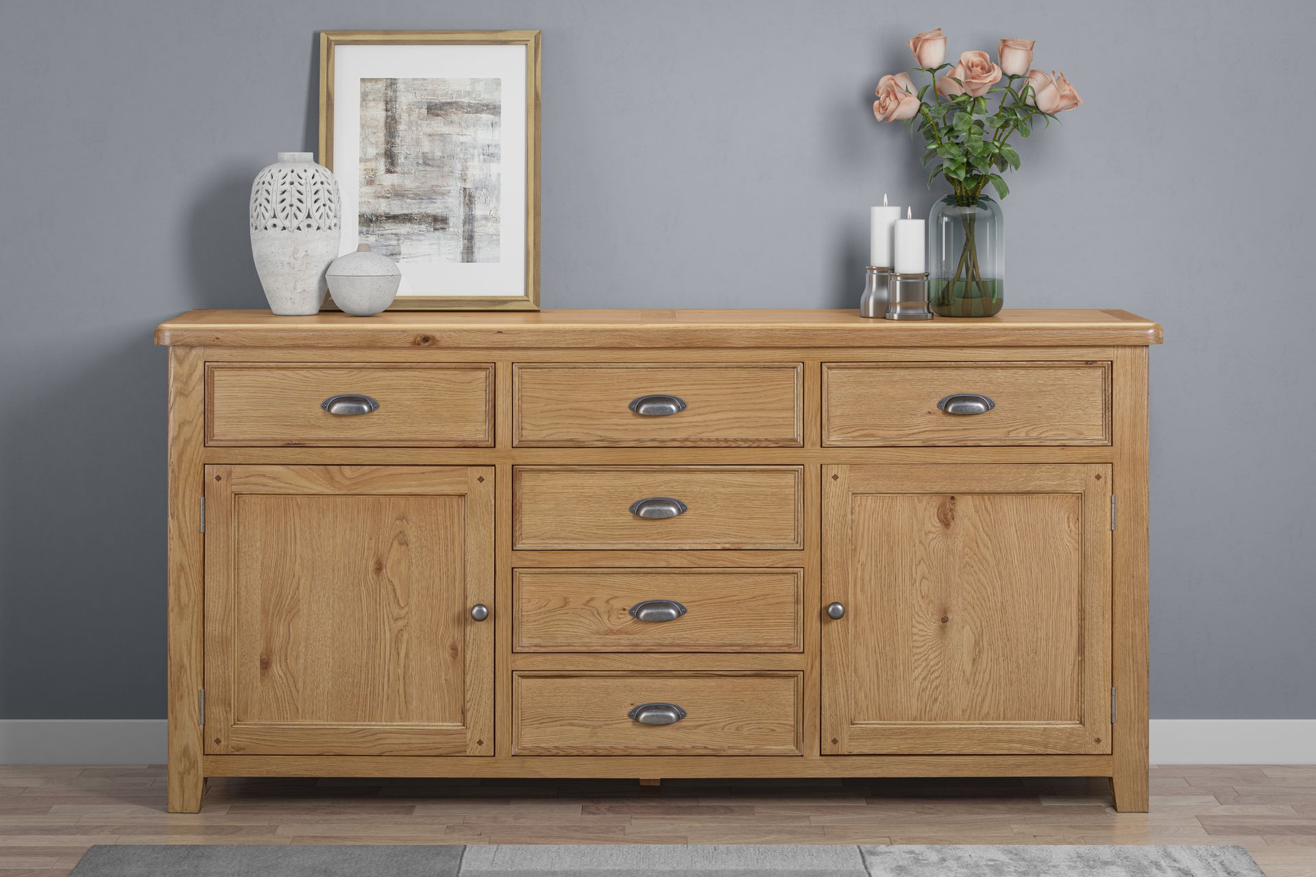 Kingsbury Oak Extra Large Sideboard