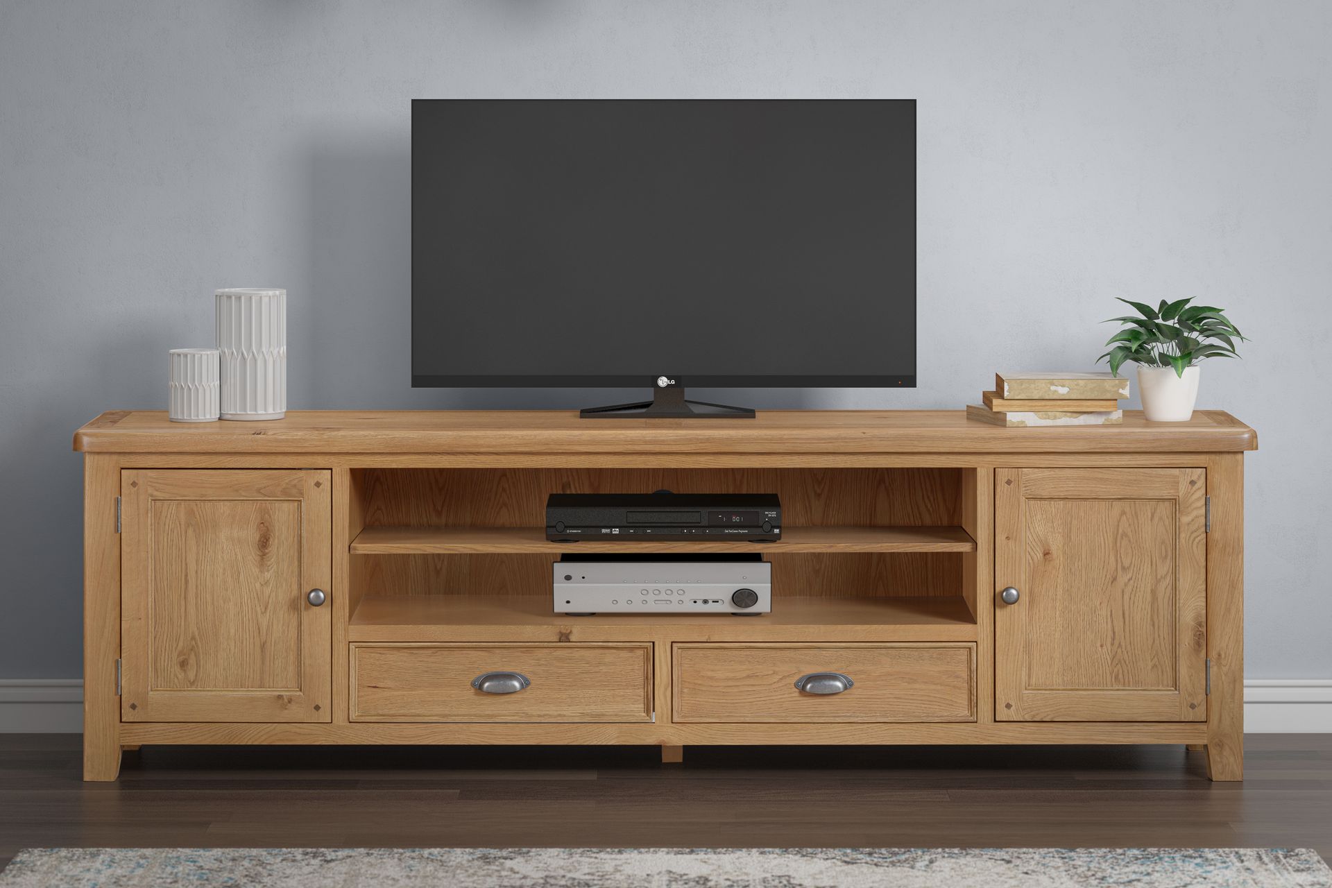 Kingsbury Oak Large TV Unit