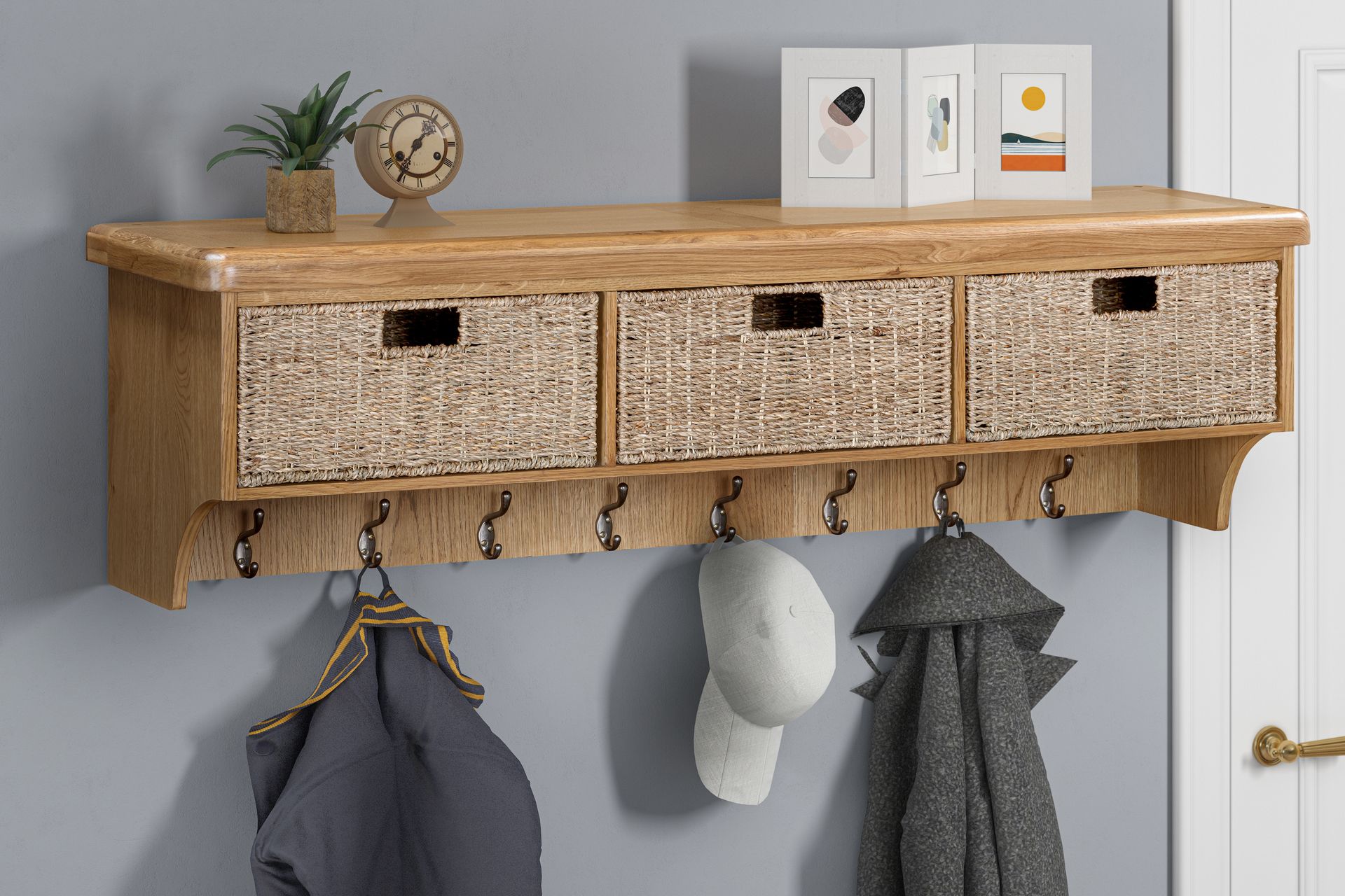 Kingsbury Oak Coat Rack