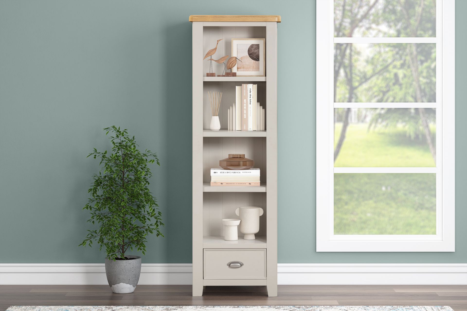 Kingsbury Painted Large Bookcase
