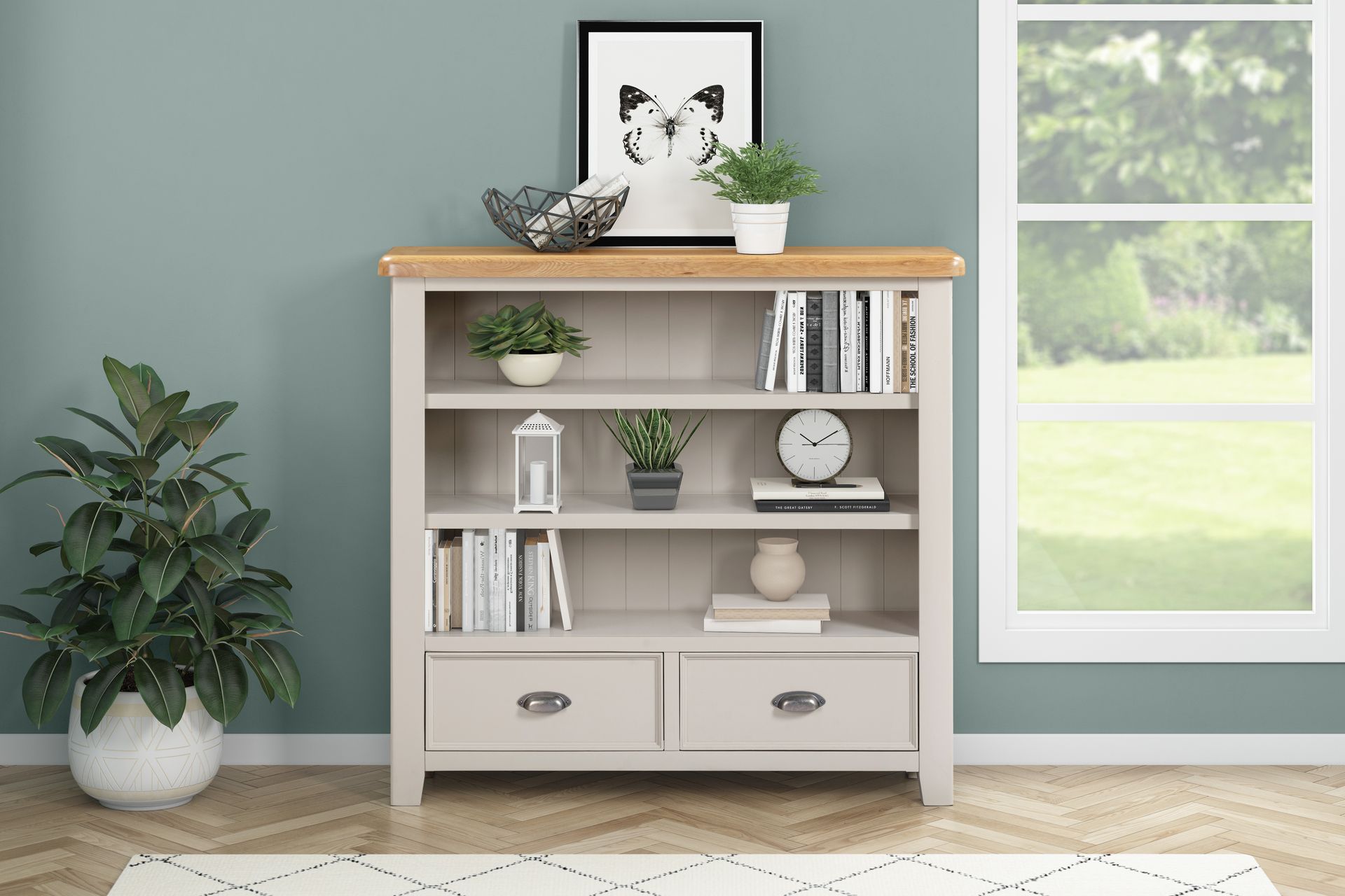 Kingsbury Painted Small Bookcase