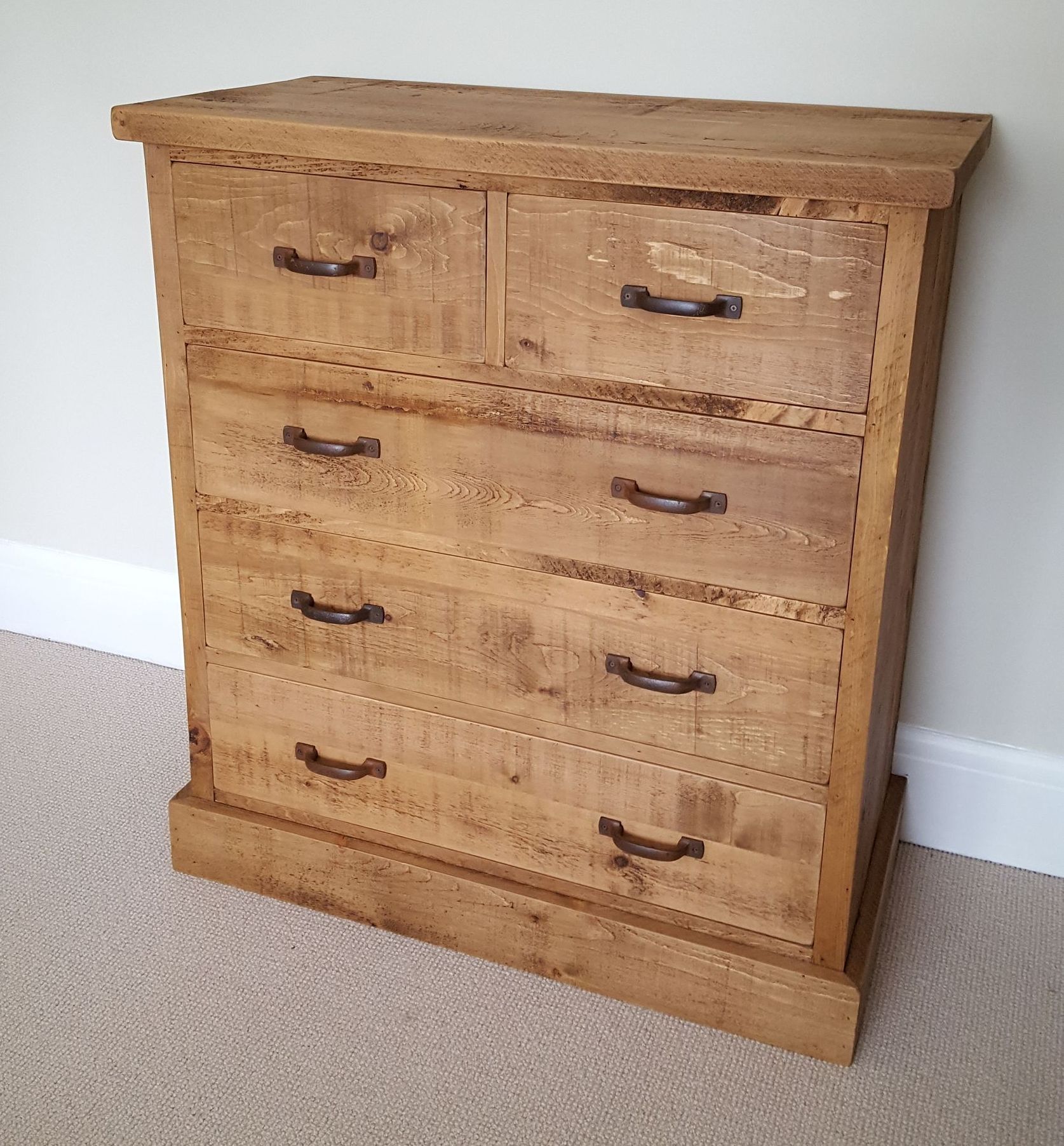 Dorset Oak 2 over 3 Chest of Drawers