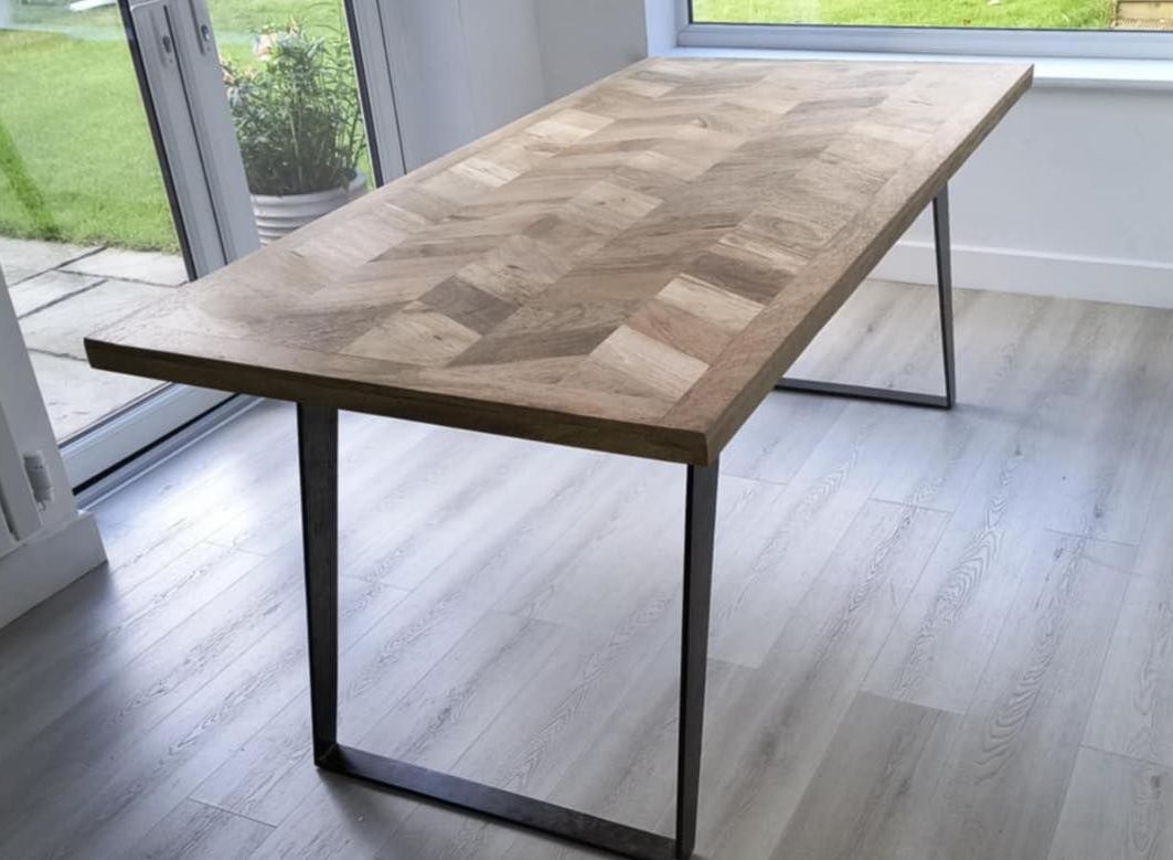 Rutland Mango Parquet 1.75m Dining Table