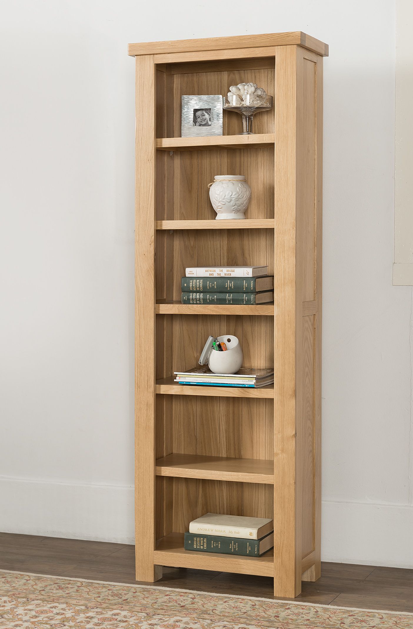 Valencia Oak Medium Bookcase