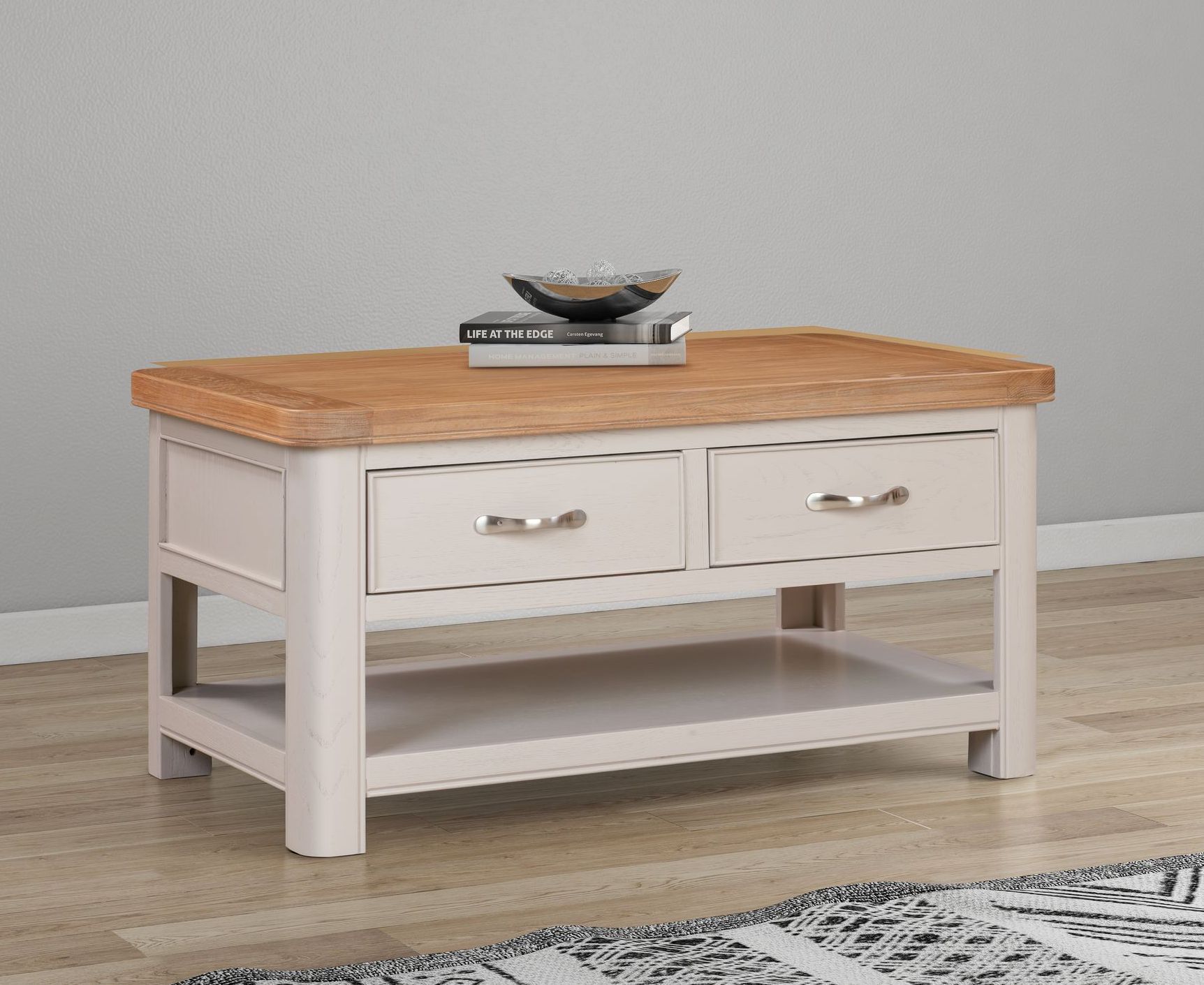 Chatsworth Painted Coffee Table with Drawers