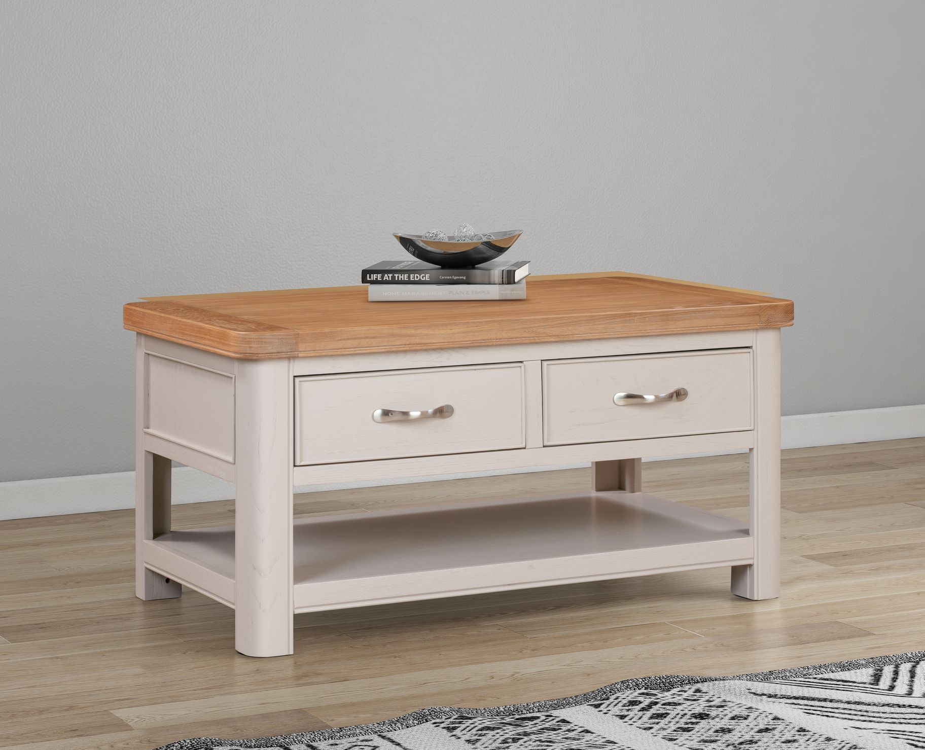 Chatsworth Painted Coffee Table with Drawers