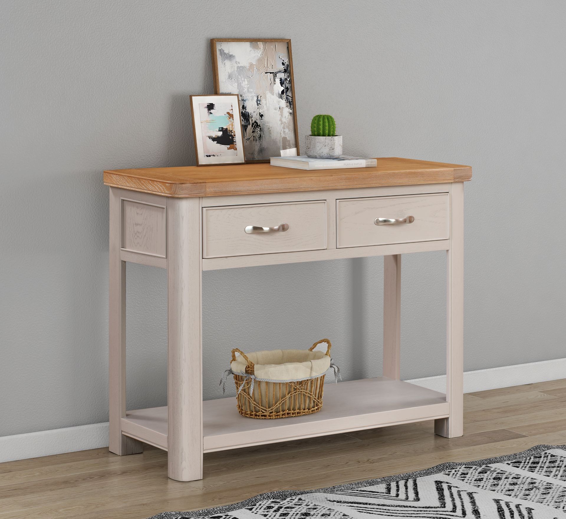 Chatsworth Painted 2 Drawer Console Table