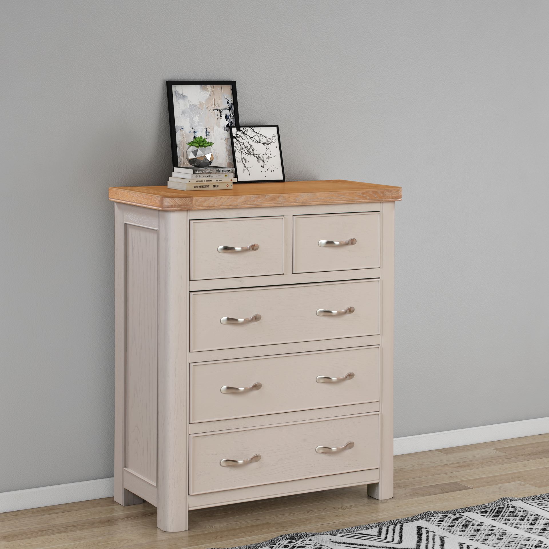 Chatsworth Painted 2 over 3 Chest