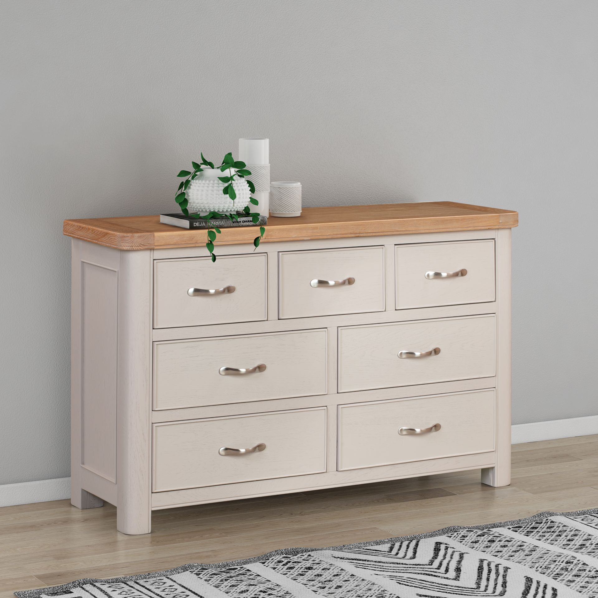 Chatsworth Painted 7 Drawer Wide Chest