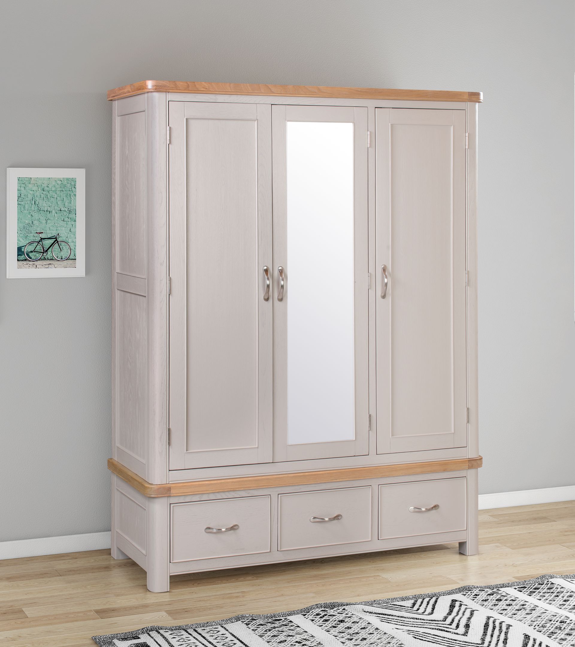 Chatsworth Painted Triple Wardrobe