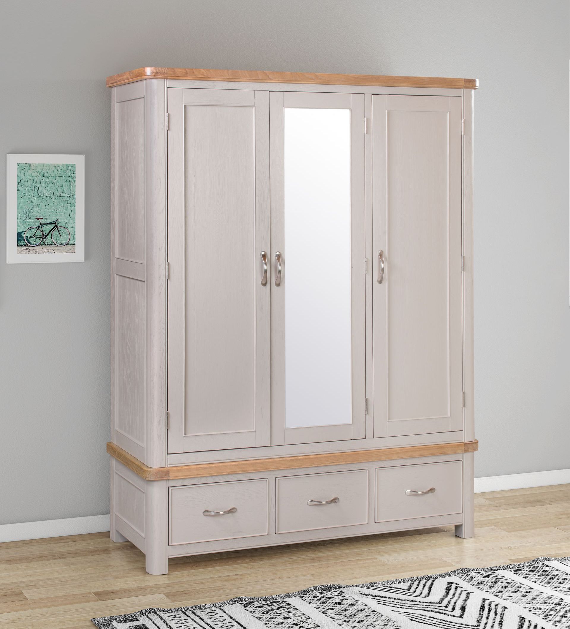 Chatsworth Painted Triple Wardrobe