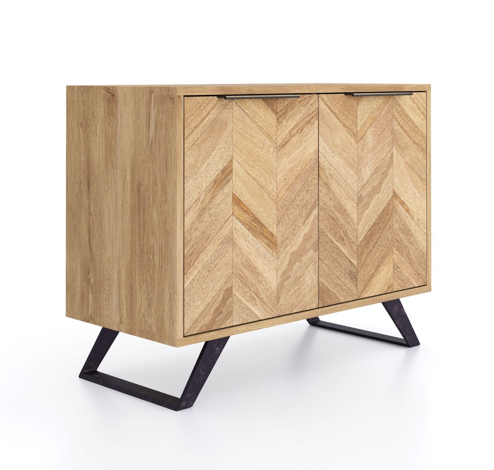 Rutland Mango Parquet Small Sideboard