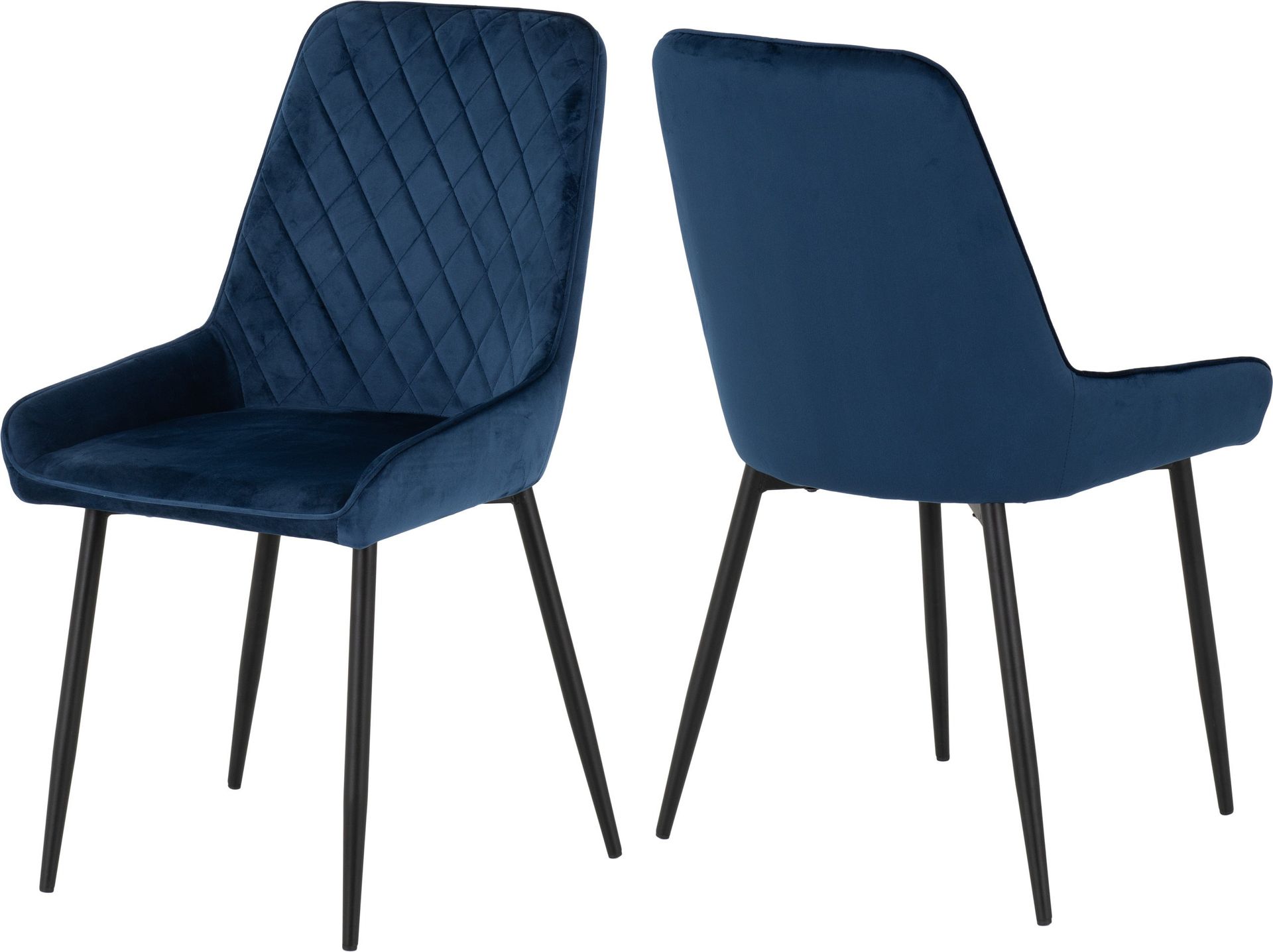 Avery Sapphire Blue Velvet Chair