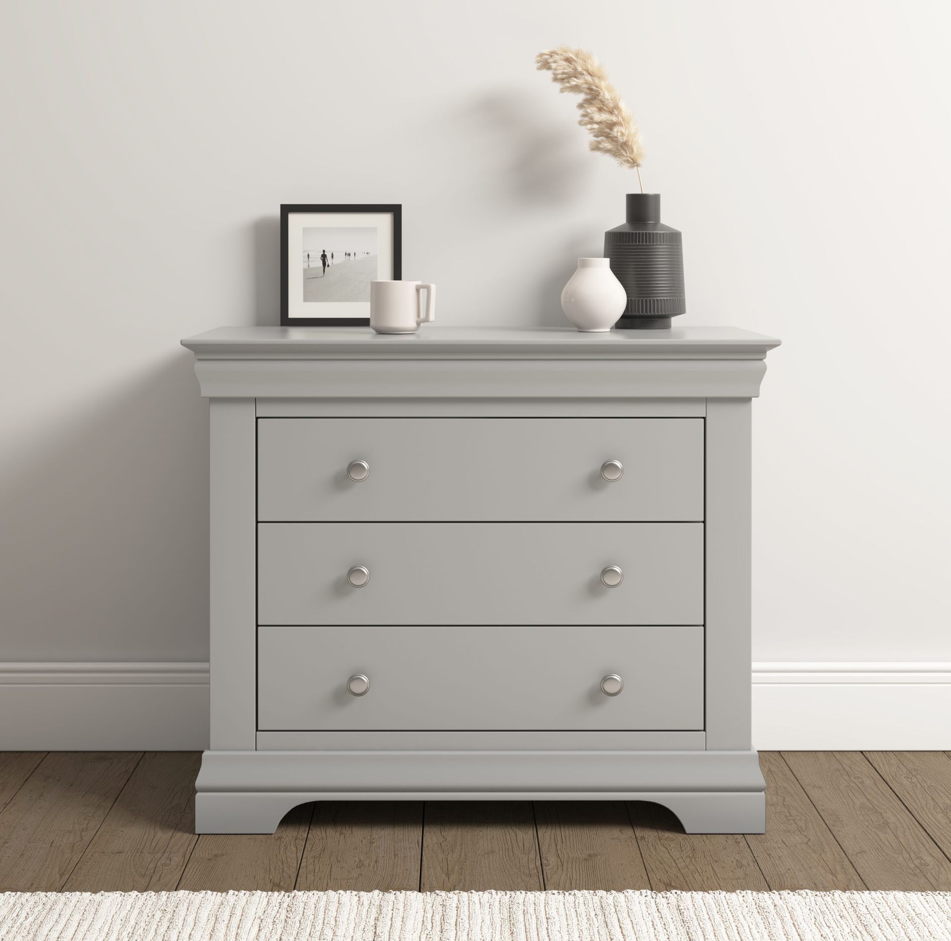 Bentley Grey 7 Drawer Chest