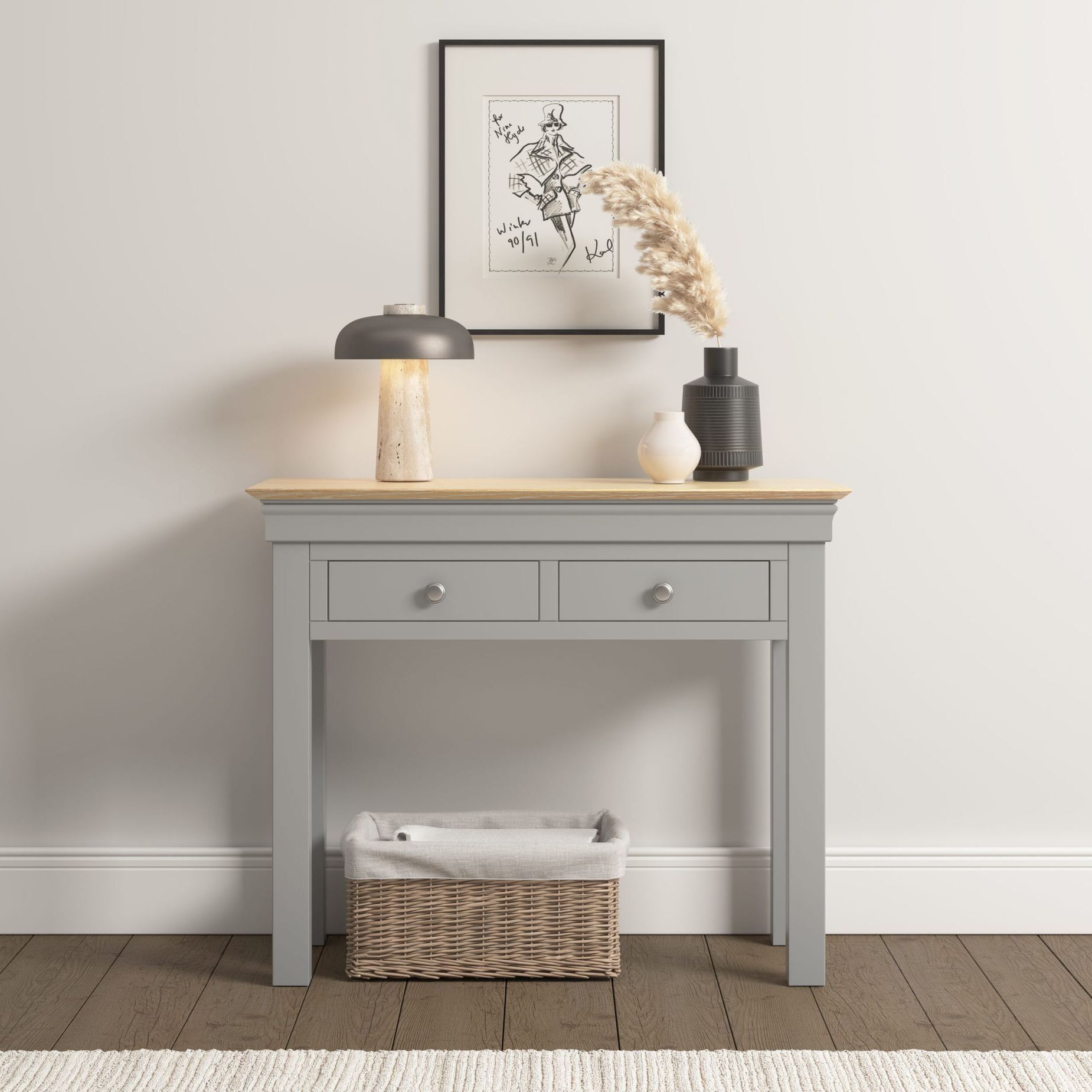 Bordeaux Grey Console Table