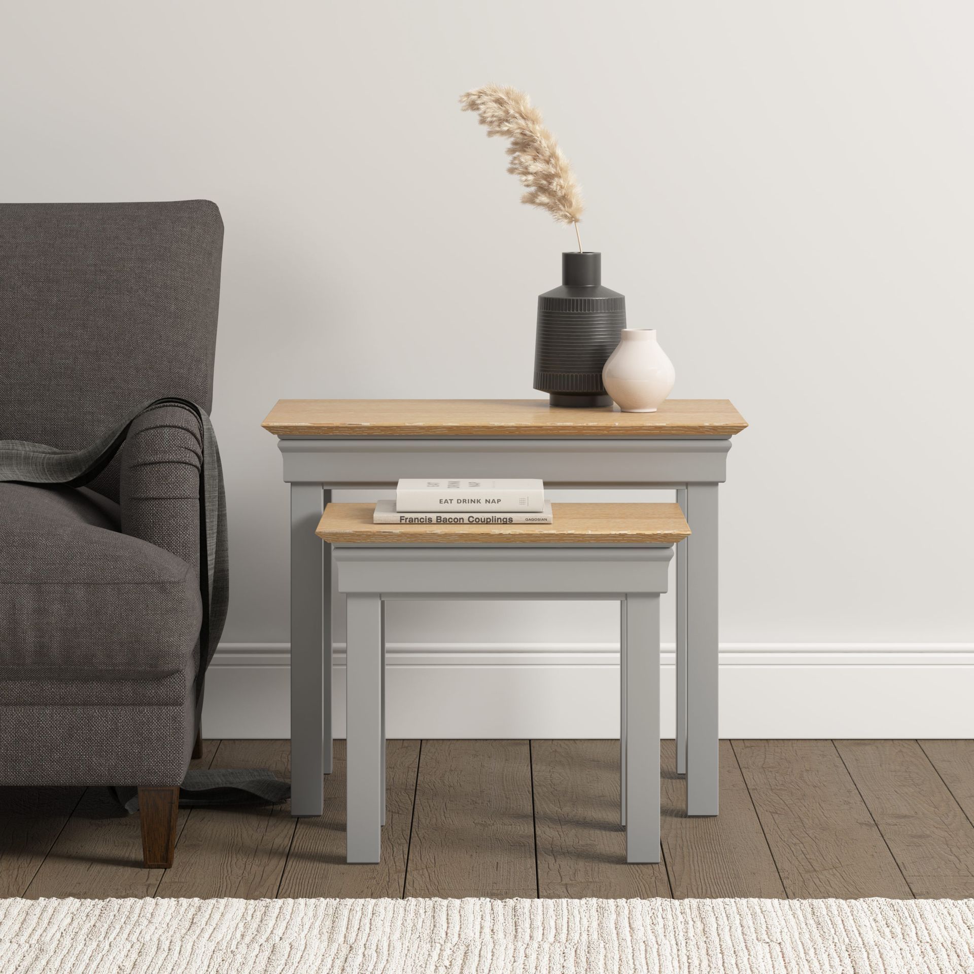 Bordeaux Grey Nest of Tables
