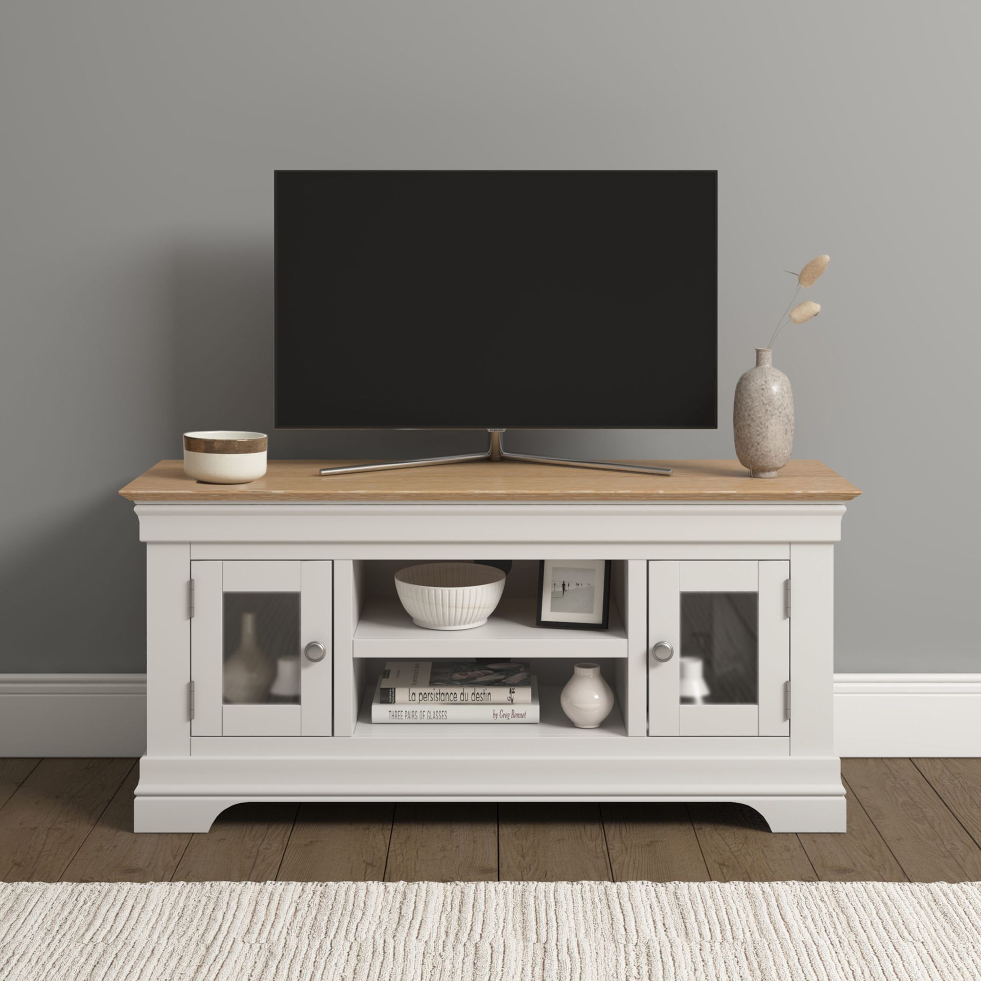 Bordeaux Ivory Small TV Unit