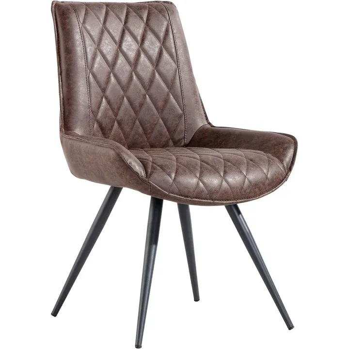 Industrial Diamond Back Chair Brow