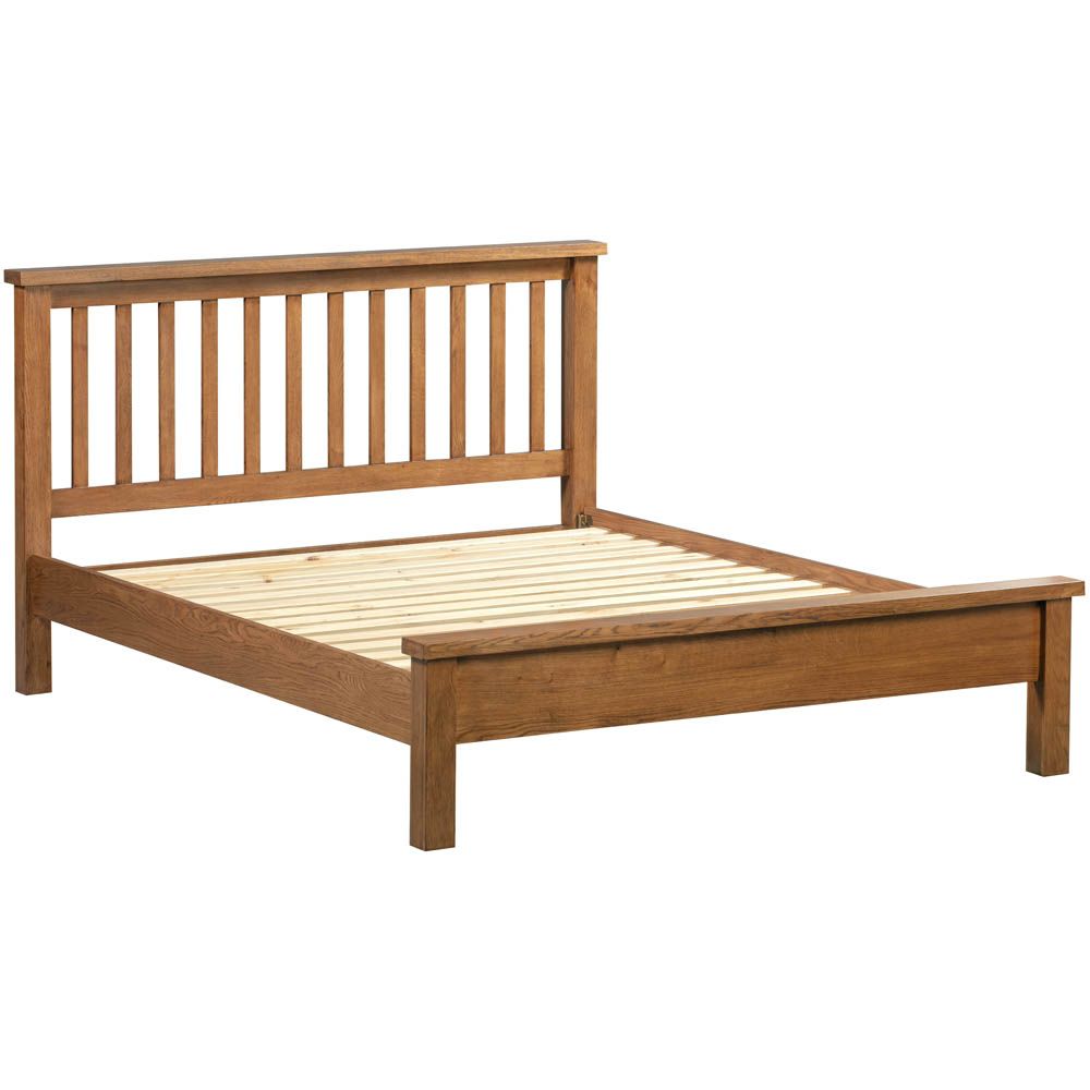Dorchester Rustic Oak Double Bed