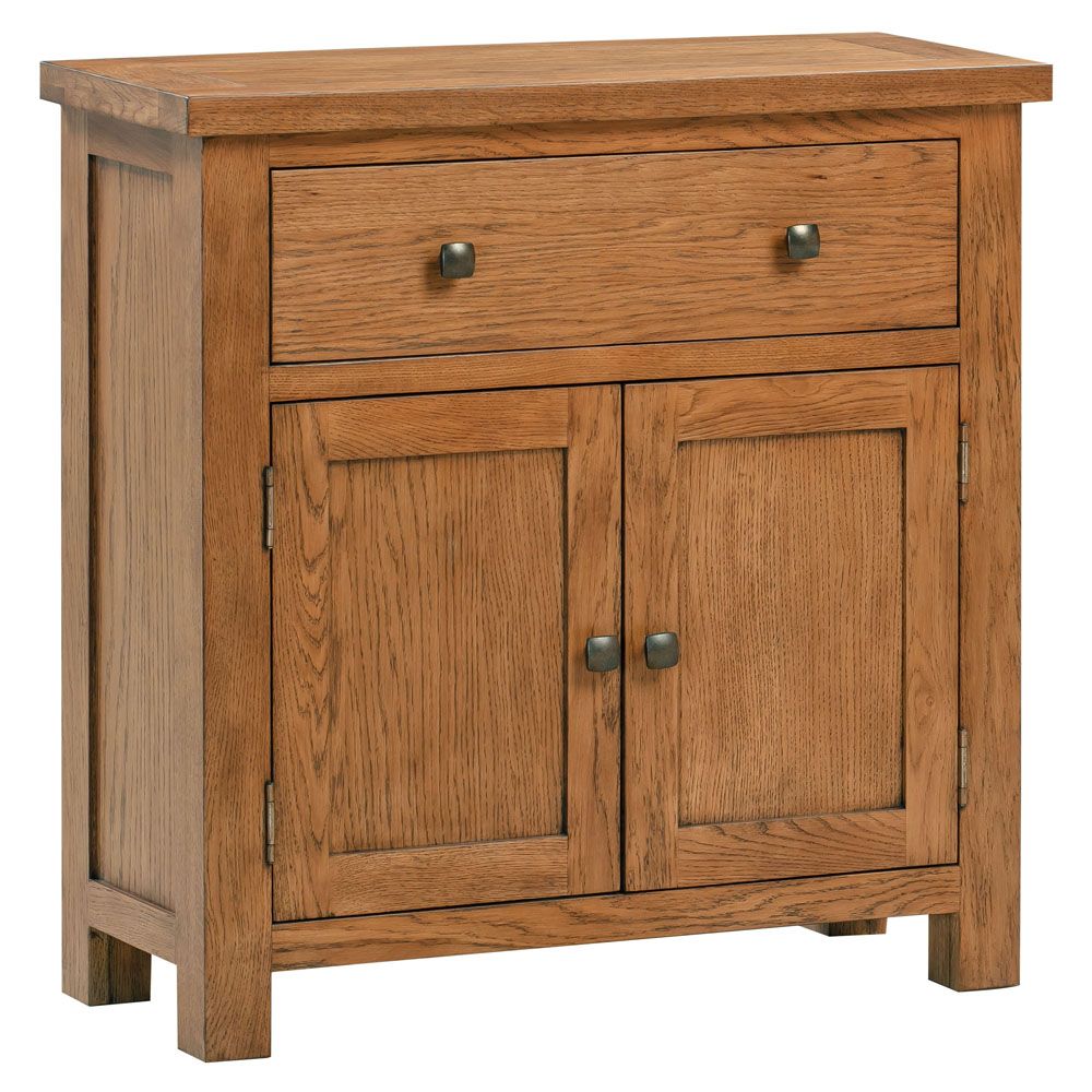 Dorchester Rustic Oak Hall Cabinet