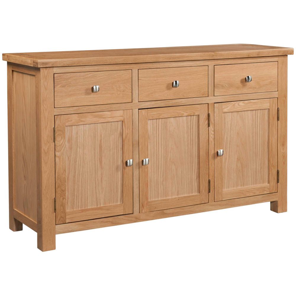 Dorchester Oak 3 Door Sideboard