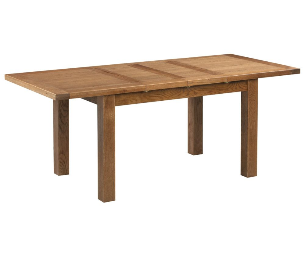 Dorchester Rustic Oak Large Extending Dining Table