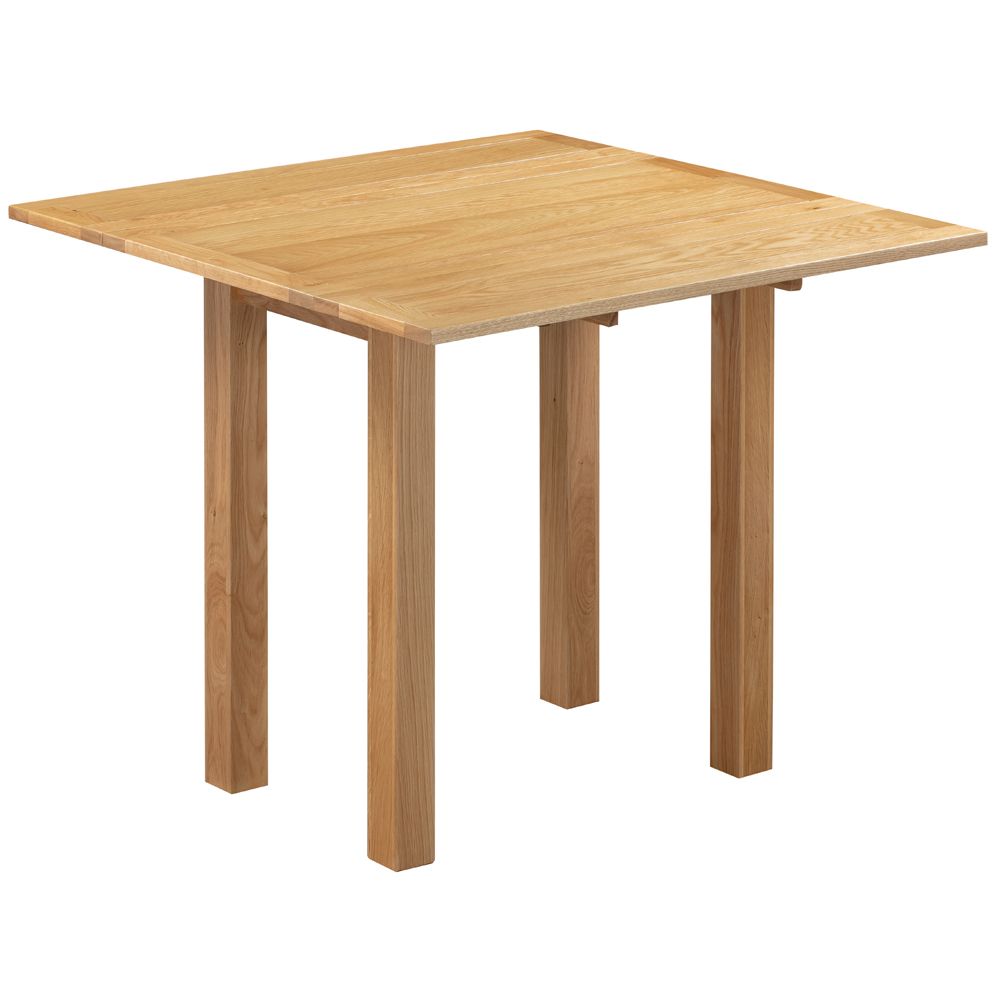Dorchester Oak Square Drop Leaf Table