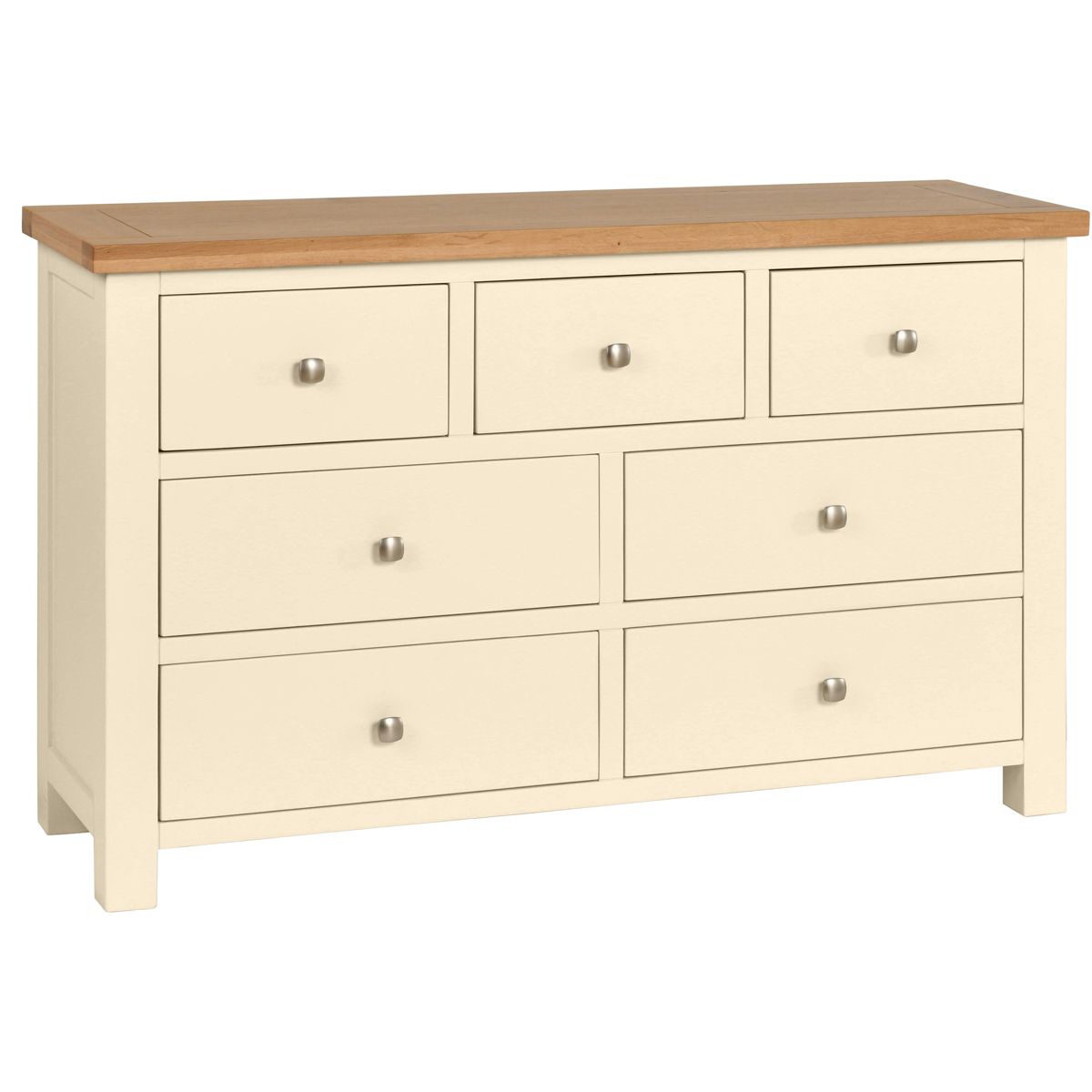 Dorchester Ivory 7 Drawer Wide Chest